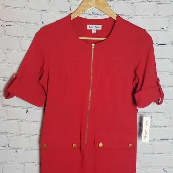 NWT Red Shelby & Palmer Dress - Picture 2 of 6